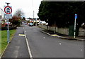 ST0684 : Signs at the eastern end of Llwyncrwn Road, Beddau  by Jaggery