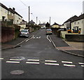 North along Castell-y-Mynach Road, Beddau