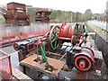 Steam winding engine at Cefn Coed Colliery Museum