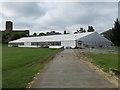 Marquee for new students open day