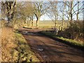 Mud on road