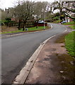 Towards a bend in The Firs, Malpas, Newport