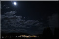 NN1073 : Moon over Fort William by Anne Burgess