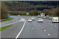 Southbound A74(M) near Ecclefechan