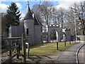 Former Blackhall Castle gates