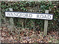 Wangford Road sign