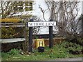 TM4978 : School Lane sign by Geographer