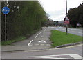 Footpath and cycleway alongside Bristol Road, Stonehouse