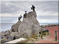 SD4264 : Cormorants at Stone Jetty by David Dixon