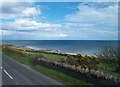 Raised beach between the A2 and sea shore at Ballymartin