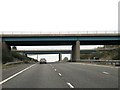 The M65 runs under the A6077