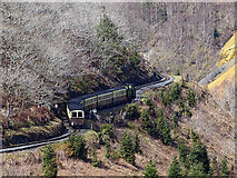 SN7377 : A Vale of Rheidol Railway train descending through the valley by John Lucas
