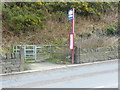 Start of footpath along the Beacon Hill hillside, Halifax