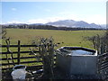 NY1834 : Hexagonal water trough, south of Crosshill Moss by Christine Johnstone