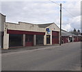 Roadside garage and petrol pumps, Alford