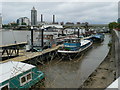 Boats moored at Oyster Wharf