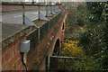 View along the Bower Hill bridge over the former tube tracks to Ongar