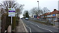 TQ1374 : Whitton Road, Approaching Bridge Over Railway at Hounslow Station by Richard Cooke
