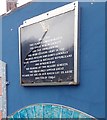 A plaque on the edge of Michael Mallin Park to commemorate the Irish Citizens Army