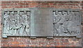 SO1091 : Memorial plaque for Robert Owen by M J Richardson