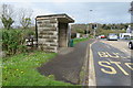 Stone bus shelter on A381