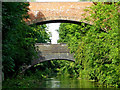 Canal bridges east of Newbold on Avon in Warwickshire