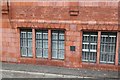 SE2932 : Former Holbeck Public Library - Basement window detail with typical notched joints of terracotta construction by Alan Murray-Rust