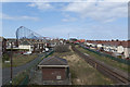 A rail line into Blackpool