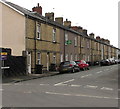 Long row of houses, Hoskins Street, Newport