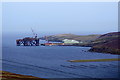 HU4545 : Oil rig being dismantled at Dales Voe, Lerwick by Mike Pennington