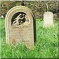 TG2108 : The 19th century grave of James and Sarah Fitt by Evelyn Simak