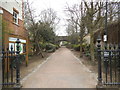 The north entrance to Alexandra Park