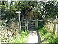 Footpath and Gate near Chesworth Farm