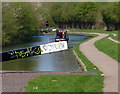 Narrowboat on the Birmingham Canal