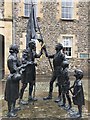 The New Callant Statue in Hawick