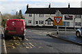 Royal Mail van in Cefn-y-Bedd, Flintshire