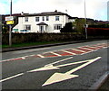 Signs alongside Wrexham Road, Cefn-y-Bedd, Flintshire