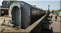 View of a carriage in the siding behind Ongar station