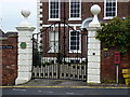 Gatepiers of the Old Vicarage, Madeley