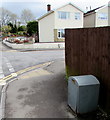 Grey Royal Mail drop box, St David