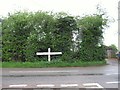 Road junction and finger post