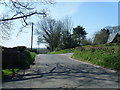 Lane junction in Llantrithyd