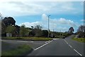 Old Teignmouth Road, left, joins Teignmouth Road