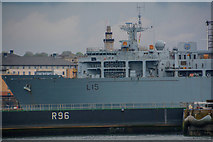 SX4456 : Plymouth : HMNB Devonport - HMS Bulwark (L15) by Lewis Clarke