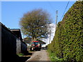 Tractor along Lislafferty Road