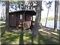 Fishing hut on the Tunstall Reservoir