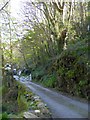 Private access road beside Rocky Valley