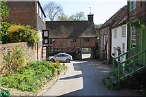 SU8394 : Church Lane, West Wycombe by Bill Boaden