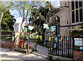 TA0339 : Tour  de  Yorkshire  2018  St  Mary's  main  gate  Beverley by Martin Dawes