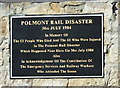 Polmont rail disaster memorial